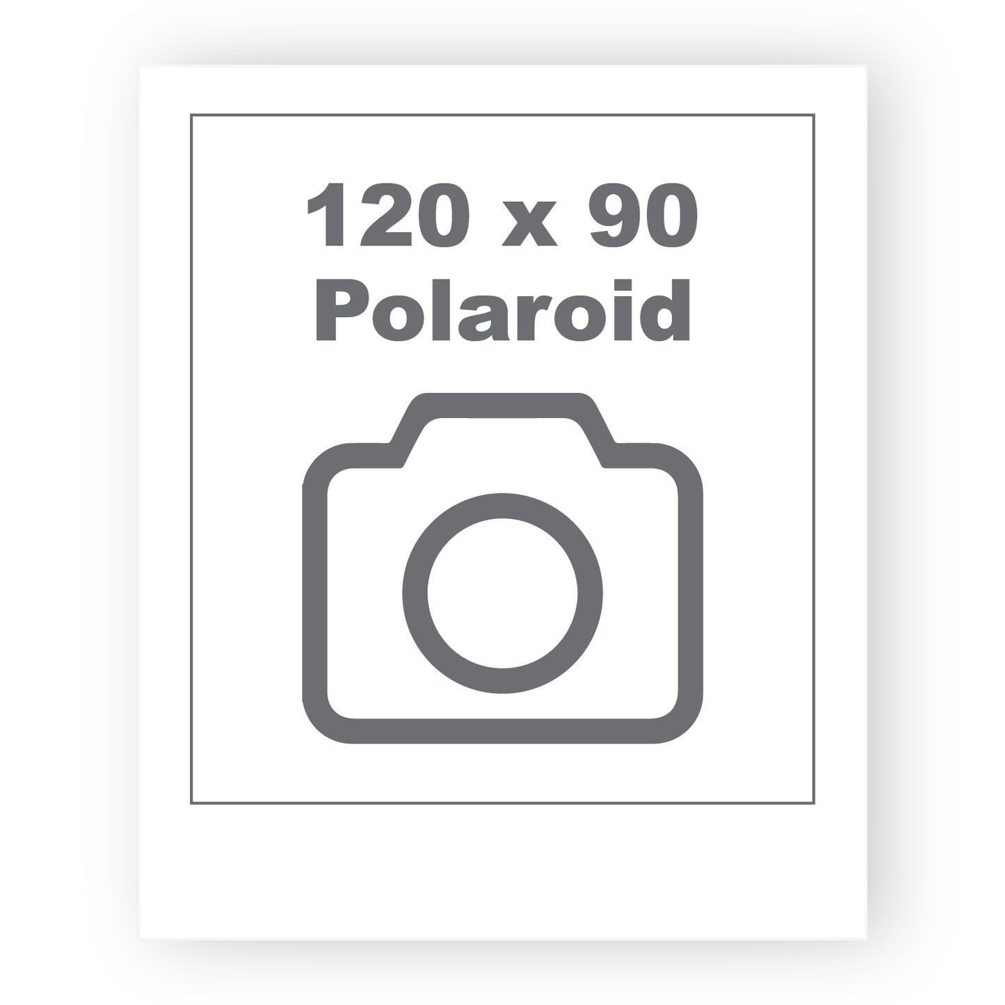 Photo magnet Polaroid 120 x 90 mm ( 10 pcs )